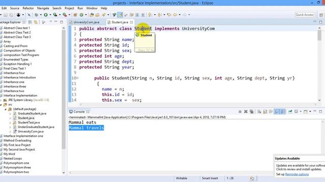 Lecture 74: Java Programming Tutorial What is Interface in Amharic | በአማርኛ смотреть онлайн