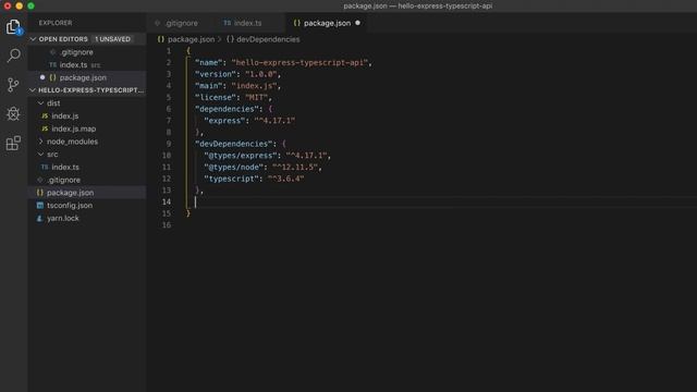 TypesScript + Node.js + Express + Mongoose 实现 RESTful API 实战教程 #2 搭建 TypeScript 开发环境 смотреть онлайн