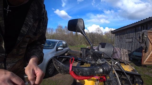 СТЕЛС ЛЕОПАРД 650, РЕМОНТ ТРОСИКА ГАЗА. смотреть онлайн