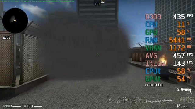 GeForce GTX 1660 ti -- Intel Core i5-11400 -- CSGO uLLeticaL FPS Test i5-11400F 1080p смотреть онлайн
