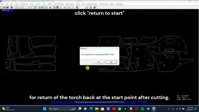 How to Import a 2D DXF or DWG File and Output it to an NC File for CNC Cutting with FastCAM смотреть онлайн