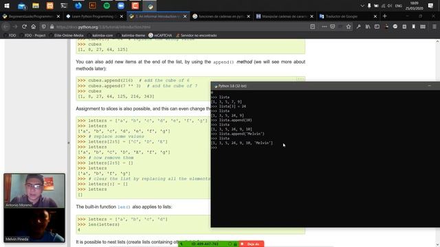 Sesión #4 - Aprendiendo Python en 1 semana de forma autodidacta смотреть онлайн