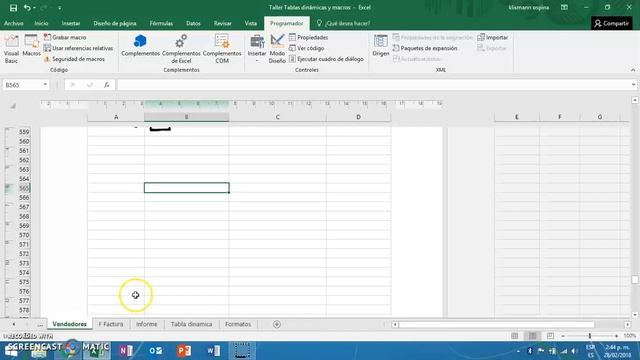 tutorial macros excel 2016 смотреть онлайн