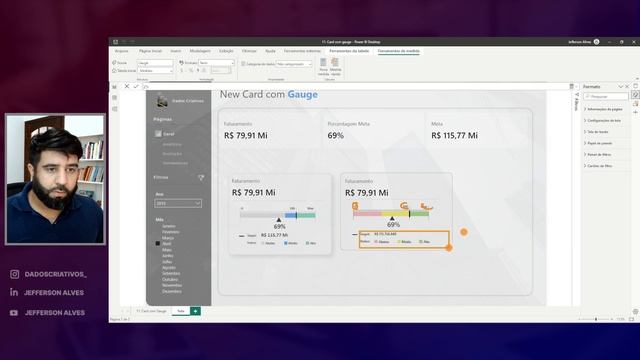 Como criar um INDICADOR de PERFORMANCE no NOVO CARD do Power BI utilizando SVG | 100% nativo смотреть онлайн