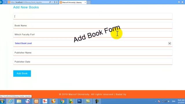 Library books management system using PHP and MySQL смотреть онлайн