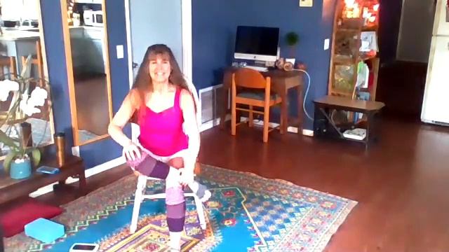 Grace Yoga: Chair workout with friends :) смотреть онлайн