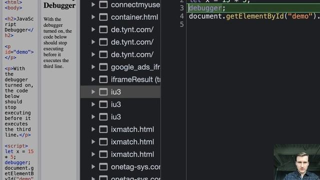 JavaScript Debugging смотреть онлайн