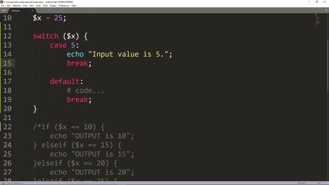 16: Switch Statements in PHP | PHP Programming Tutorial for Beginners in Sinhala смотреть онлайн