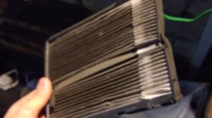 Фильтр салона Дэу Матиз после 5 месяцев использования.