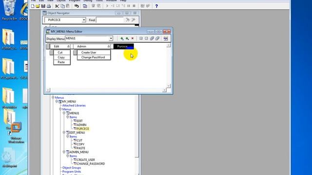 Menu Create & use in oracle forms 10g смотреть онлайн