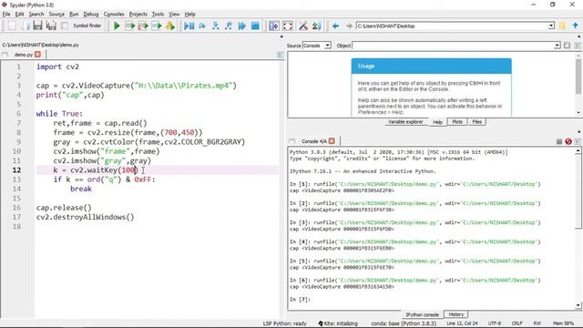 Lecture 4 - Video Operation using OpenCV| Image Processing | Video Manipulation using OpenCV Python смотреть онлайн