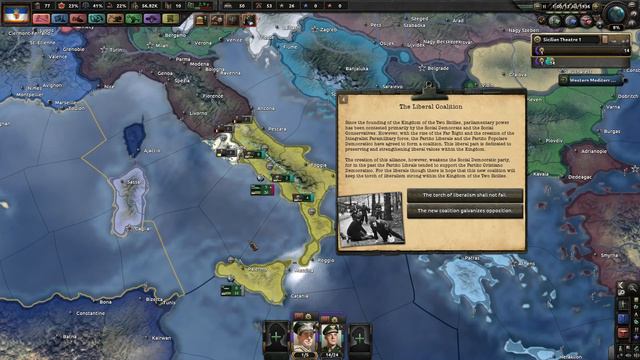 Безумные Сицилийцы в HoI 4 Kaiserreich! [1] | Марш на Неаполь! смотреть онлайн