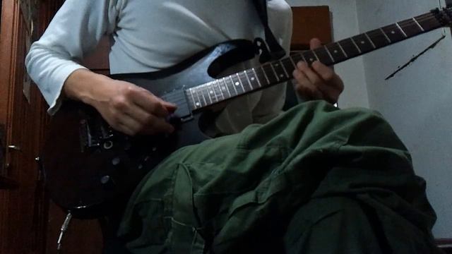 Metallica The unforgiven guitar solo cover guitarra electrica Ibanez RG470 metal kirk hammett смотреть онлайн