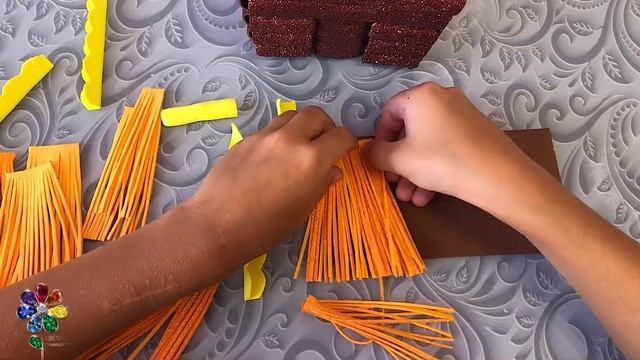 Избушка на курьих ножках своими руками из фоамирана Поделка в садик в школу Diy домик как сделать смотреть онлайн