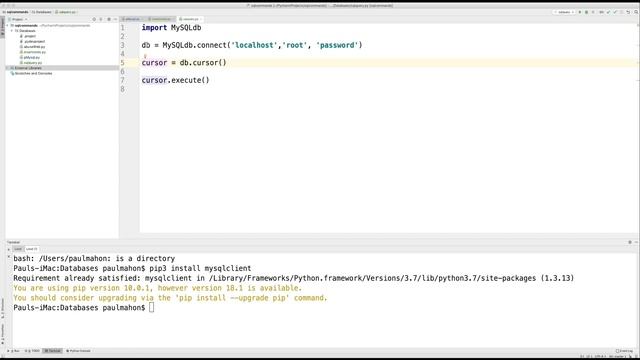 How to use Python with MySQL Database? смотреть онлайн