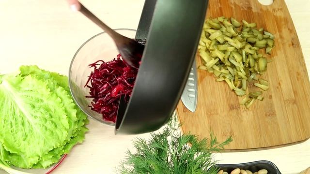 Салат с фасолью и свёклой без майонеза смотреть онлайн