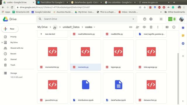 Editar archivo python en Google Drive смотреть онлайн