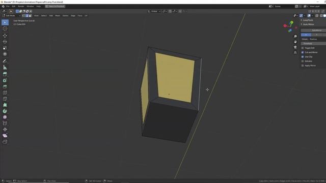 Turning a 3D model into a paper model using Blender смотреть онлайн
