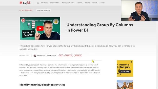 Optimizing SWITCH on slicer selection with Group By Columns смотреть онлайн