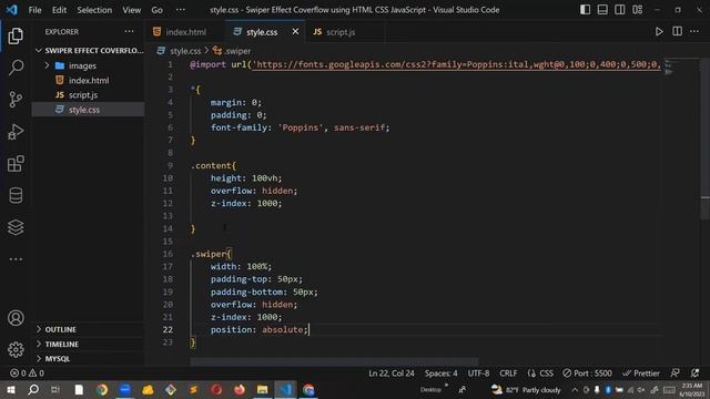 Responsive Slider | Swiper Slider 3D-Coverflow Effect смотреть онлайн