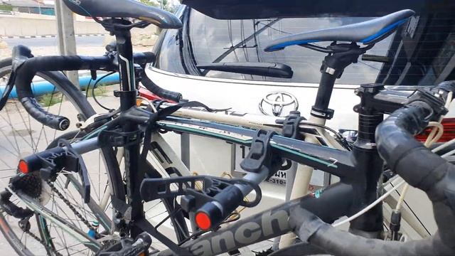 Toyota Fortuner แร็คแขวนจักรยานท้ายรถ thule hangon 972 + ชุดลากเรือ ฟอร์จูนเนอร์ смотреть онлайн
