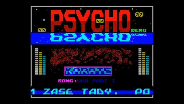 Psycho Demo - Karate [#zx spectrum AY Music Demo] смотреть онлайн