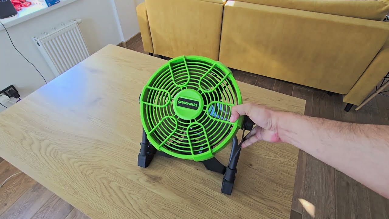Обзор гибридного вентилятора Greenworks G24FAN: Универсальное решение для дома и работы смотреть онлайн