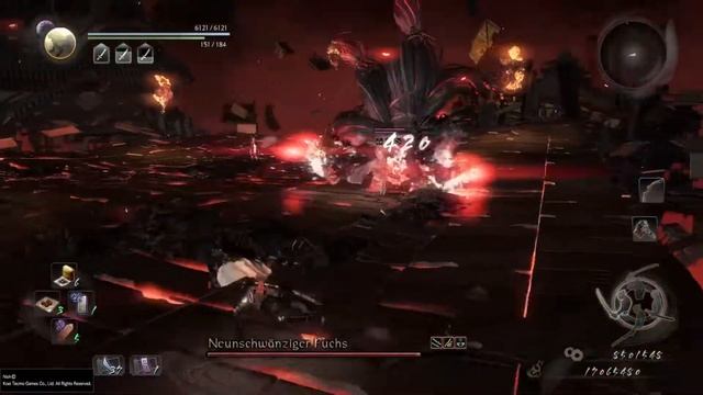 Nine-Tailed Fox (WAY OF THE DEMON) - Solo - Nioh (Bloodshed's End DLC) смотреть онлайн