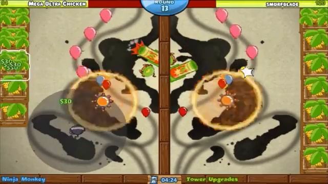 Ep 78 - Remarkably vs Smurfblade - King of the Hill Bloons TD Battles смотреть онлайн