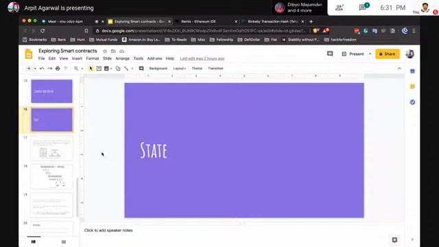 Exploring Smart Contracts | Arpit Agarwal (Tech Lead @ Matic) | BChain Dynamics смотреть онлайн
