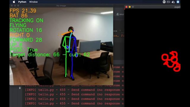 Building a smart drone(Tello) with Python and Mediapipe смотреть онлайн