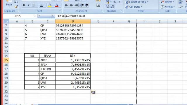 Cara Copy Paste NIK dari Word ke Excel смотреть онлайн