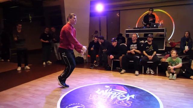 pro 1x1 bboy Muromets vs Kodra - брейкданс батл WINTER WARS 2020 смотреть онлайн