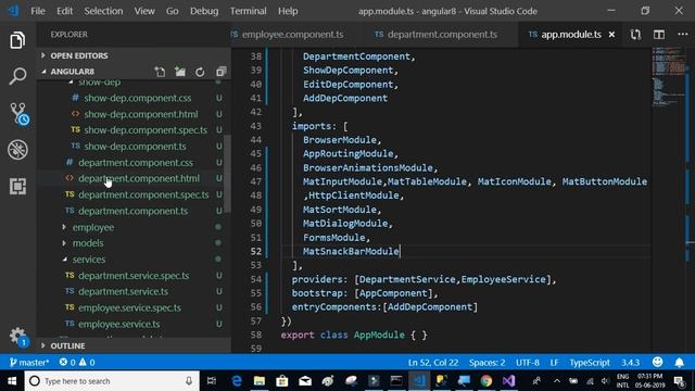 Angular 8 #17; Snackbar for notification (Angular Material) смотреть онлайн
