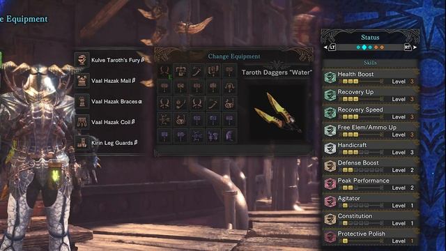 Monster Hunter: World (MHW) KULVE TAROTH GOLD DUAL BLADES BUILD - Rarity 8 Taroth Daggers "Water" смотреть онлайн