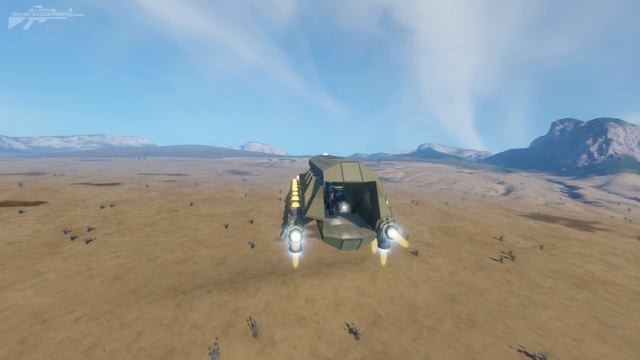 Space Engineers - Parachuting Supplies & Vehicles смотреть онлайн
