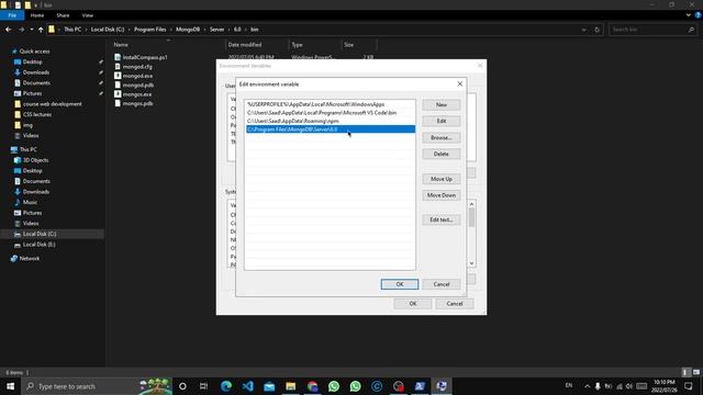 Installing MongoDB & Fixing Errors | mongo : The term 'mongo' is not recognized смотреть онлайн