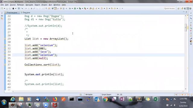 Collections and Collection Framework смотреть онлайн