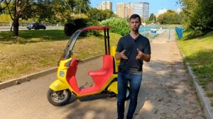 Почти автомобиль за 75 000 рублей...Японский скутер Honda Gyro Canopy.