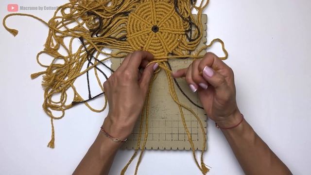 DIY Halloween Macrame Pumpkin - Quick and Easy Tutorial смотреть онлайн