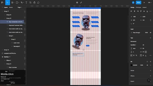 AI website UI using Figma | Landing Page Design Tutorial 2023 смотреть онлайн