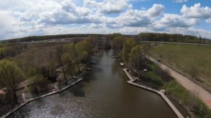 Рыболовный клуб Барыбина обзор с высоты птичьего полета.