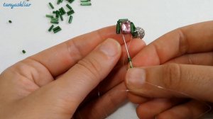 Браслет из Бисера и Страз Мастер Класс / Beebeecraft / Necklace from Beads and Straz Master Class