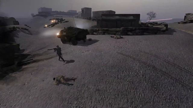 A Russian patrol clashes with Mujahideen fighters. Soviet-Afghan War. (Men of War Assault Squad 2) смотреть онлайн
