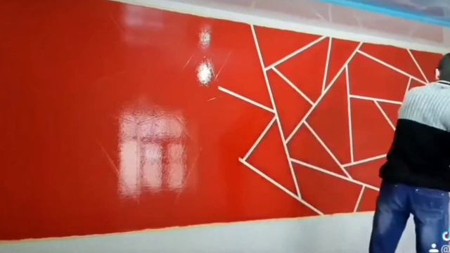 Геометрическая покраска стен - это очень дешевый способ! смотреть онлайн