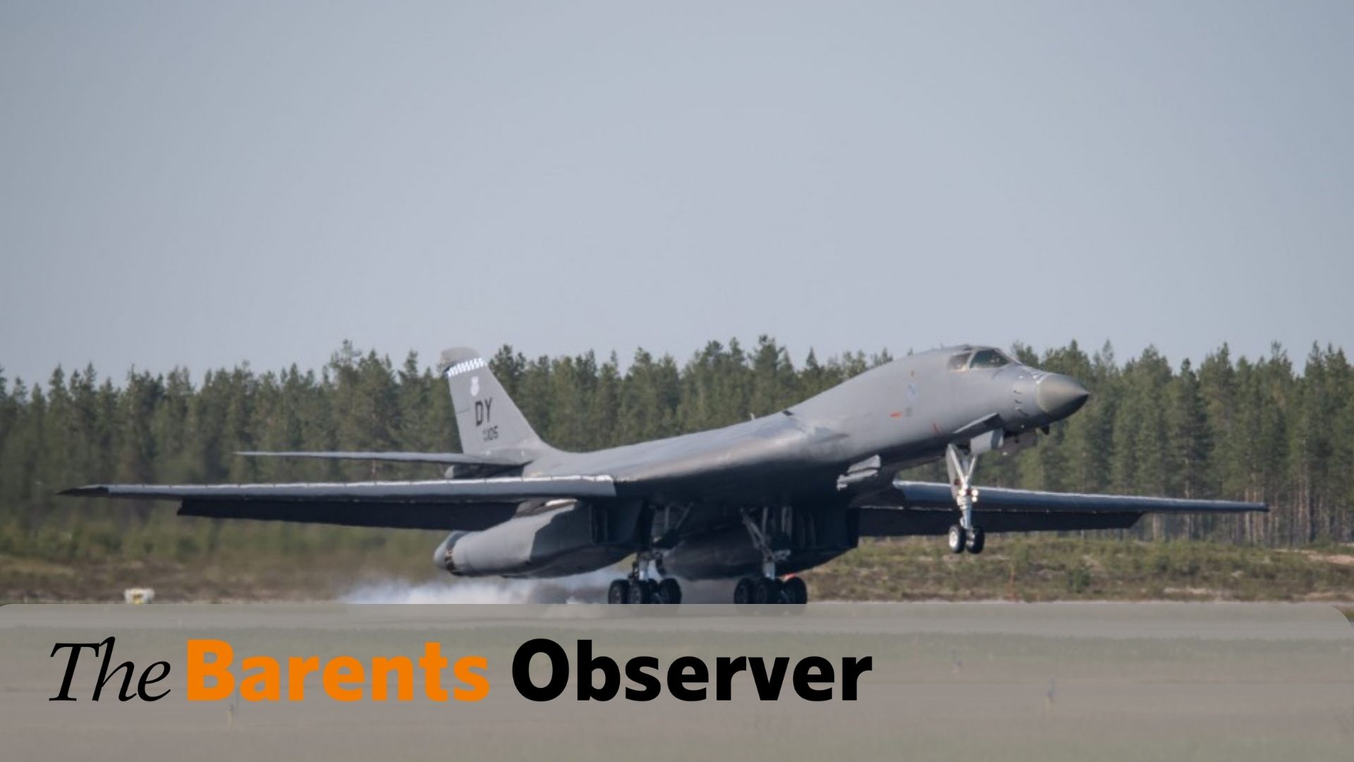 Американские бомбардировщики впервые приземлились на севере Швеции.