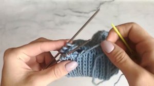 Видео 8. трикотажный шов петля в петлю резинки 1 на 1