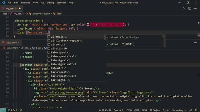 [#71] Création de la section 'About' avec Bootstrap 4 et SASS | HTML5/CSS3 pour les débutants смотреть онлайн