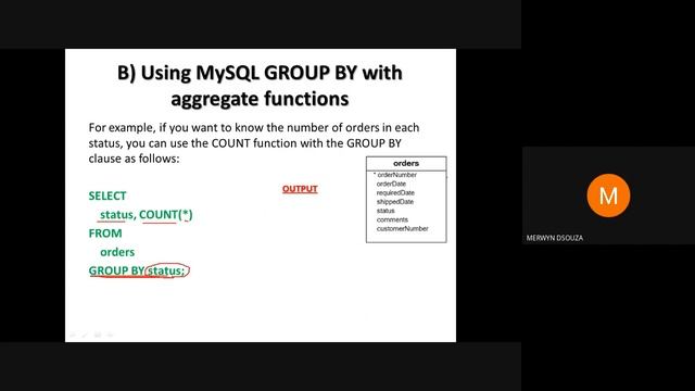 MySQL GROUP BY AND HAVING CLAUSE смотреть онлайн