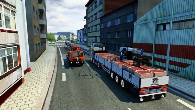 Volvo FH 2012 classic By Pendragon \ IJ"S CUSTOM OWNED TRAILER\ PROMOD MAP смотреть онлайн